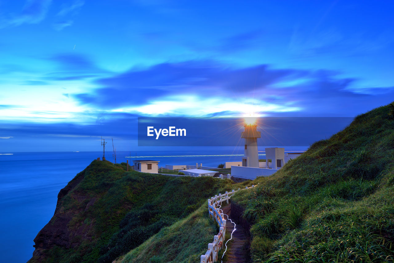 Panoramic view of sea against sky