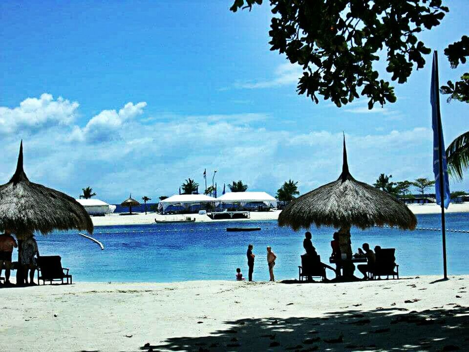 VIEW OF PEOPLE ON BEACH