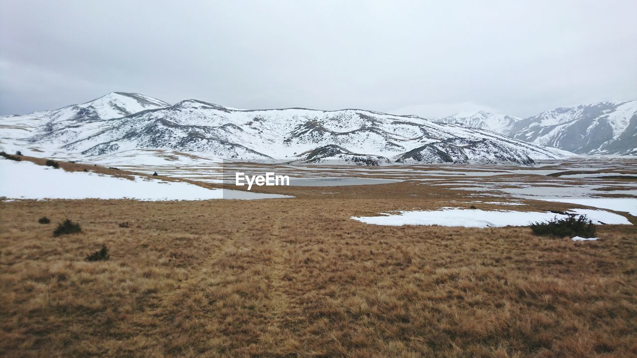 Scenic view of landscape against sky