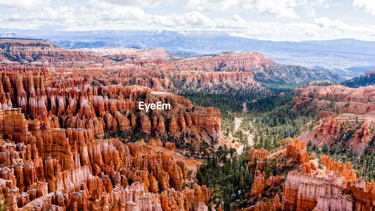 Panoramic view of landscape against sky