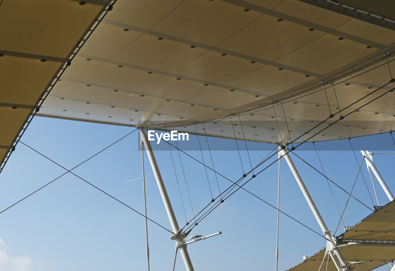 LOW ANGLE VIEW OF BUILT STRUCTURE