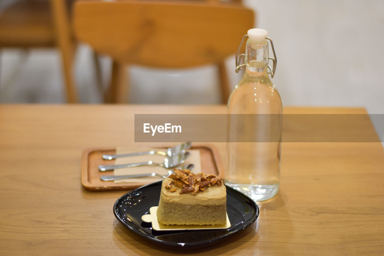 Cake in the coffee shop