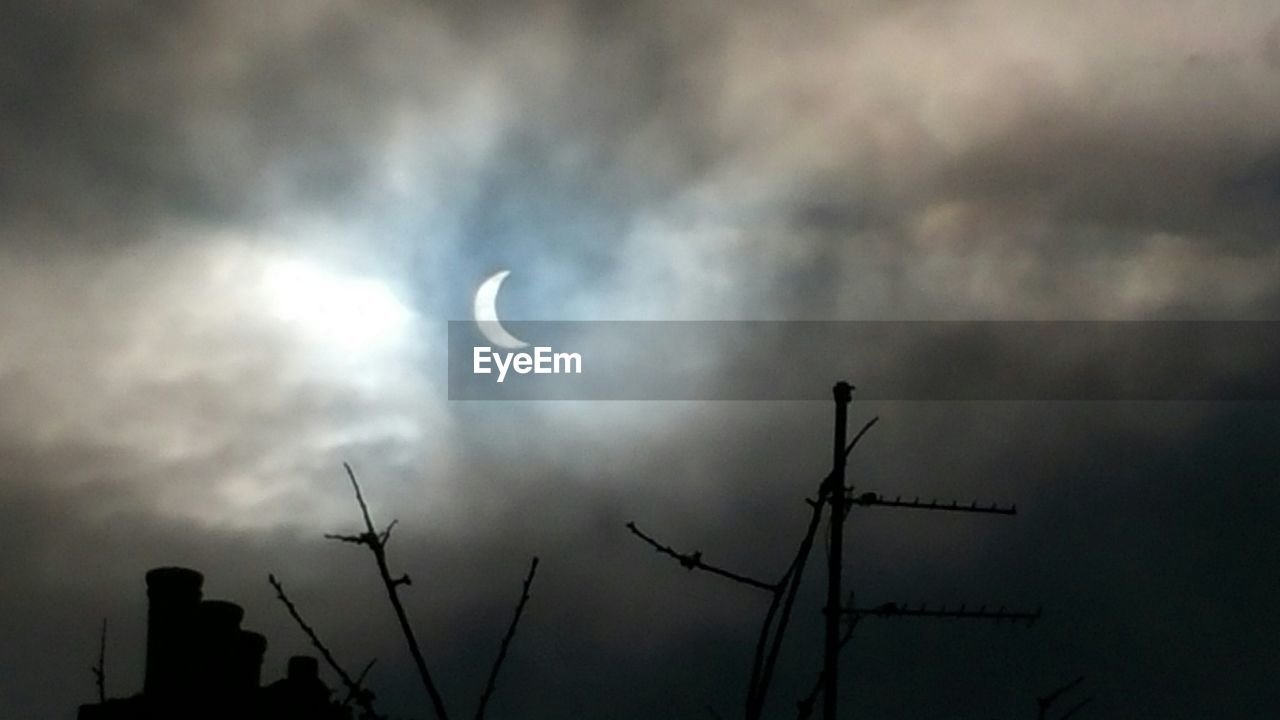 LOW ANGLE VIEW OF CLOUDY SKY DURING SUNSET