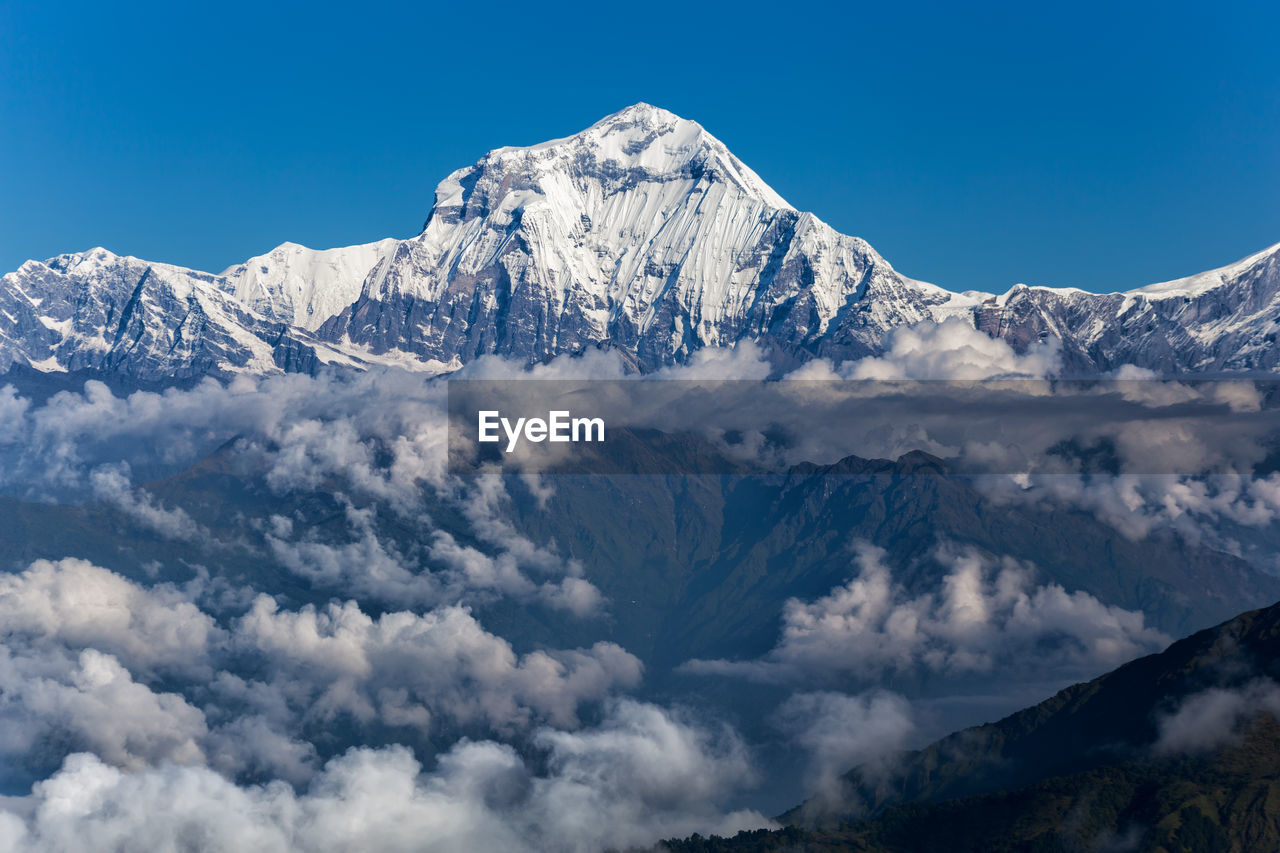 SCENIC VIEW OF SNOWCAPPED MOUNTAIN AGAINST SKY