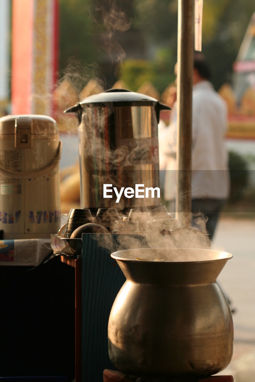 Close-up view of kitchen