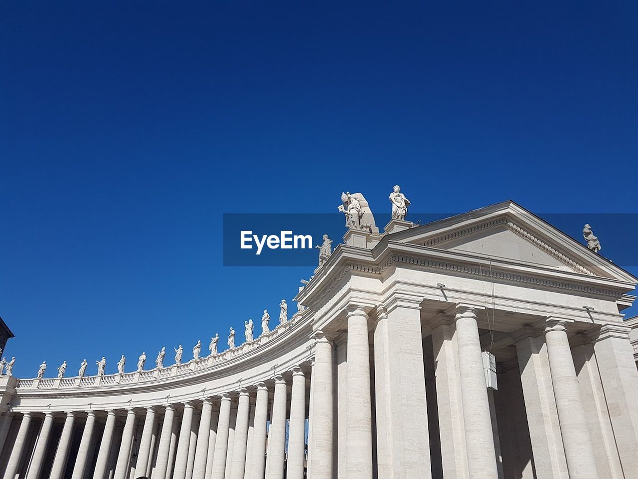 Low angle view of building in vatican city