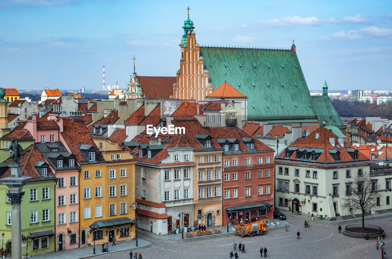 View of buildings in city