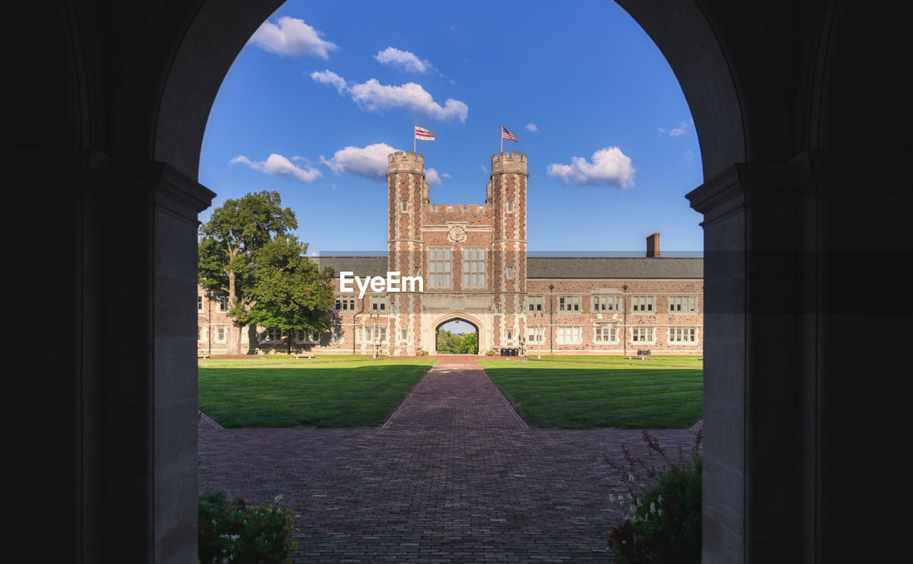 view of historical building against sky