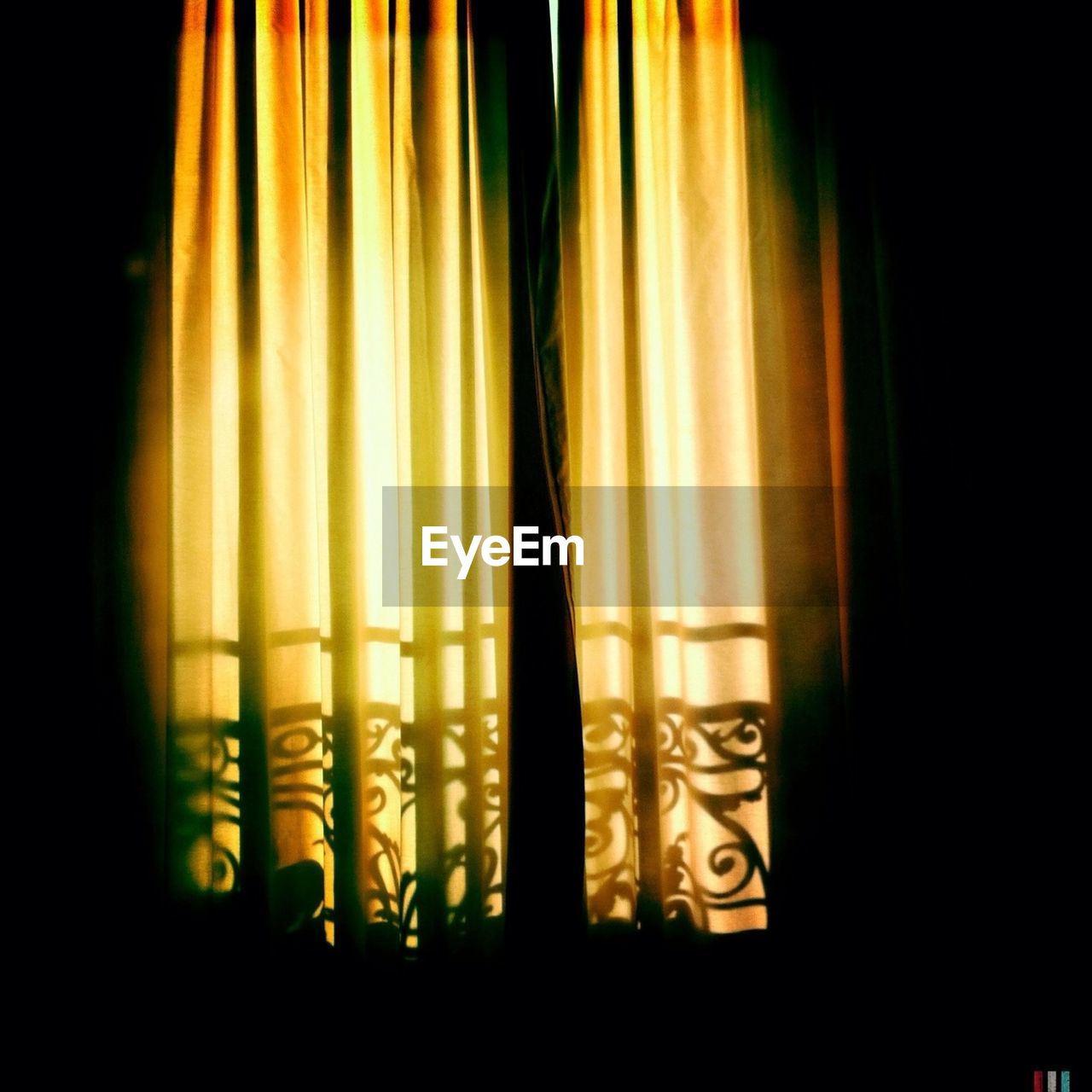 Backlit curtains