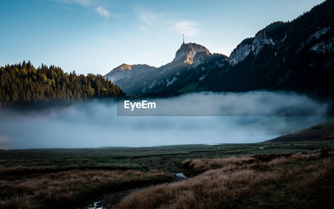 Panoramic view of landscape against sky