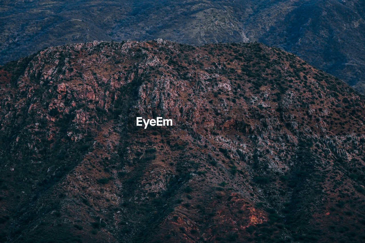 Scenic view of mountain against sky