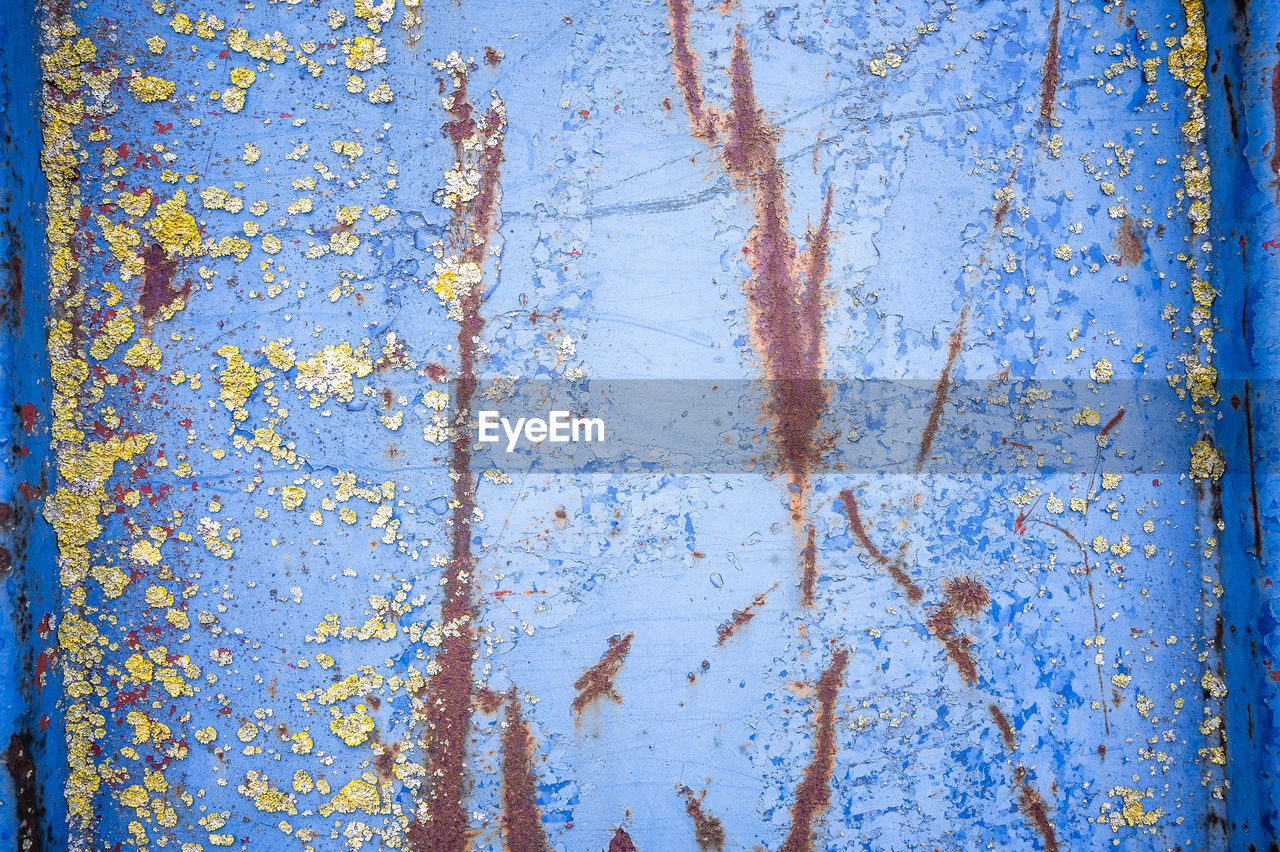 full frame shot of old rusty metal