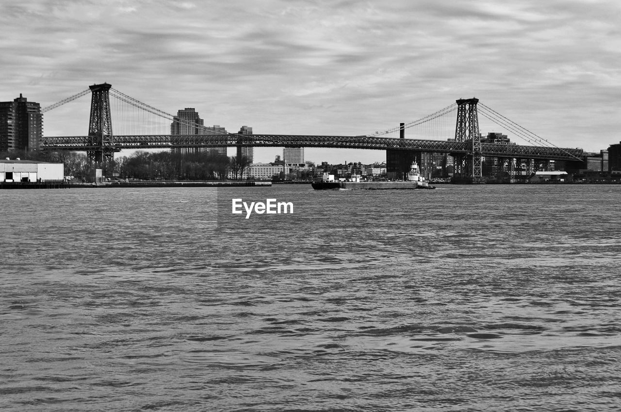 View of bridge in city