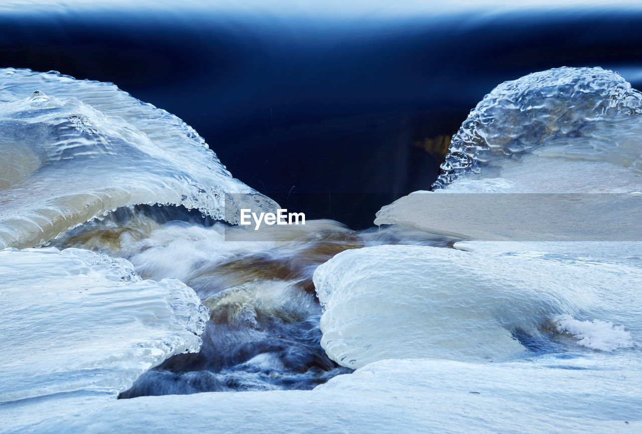 SCENIC VIEW OF FROZEN WATER