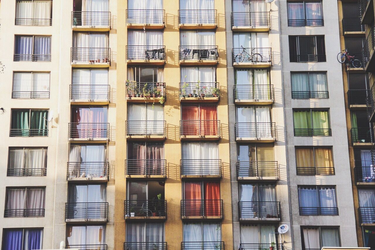Midsection of residential building