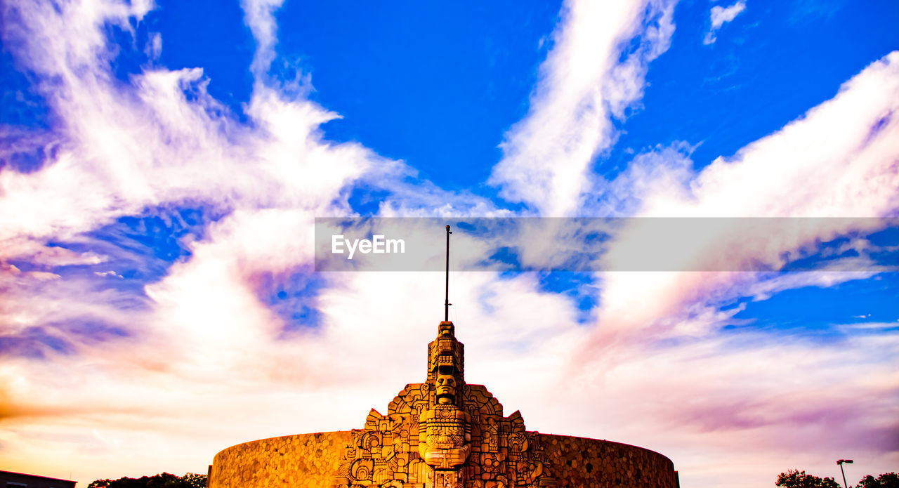 LOW ANGLE VIEW OF BELL TOWER AGAINST SKY