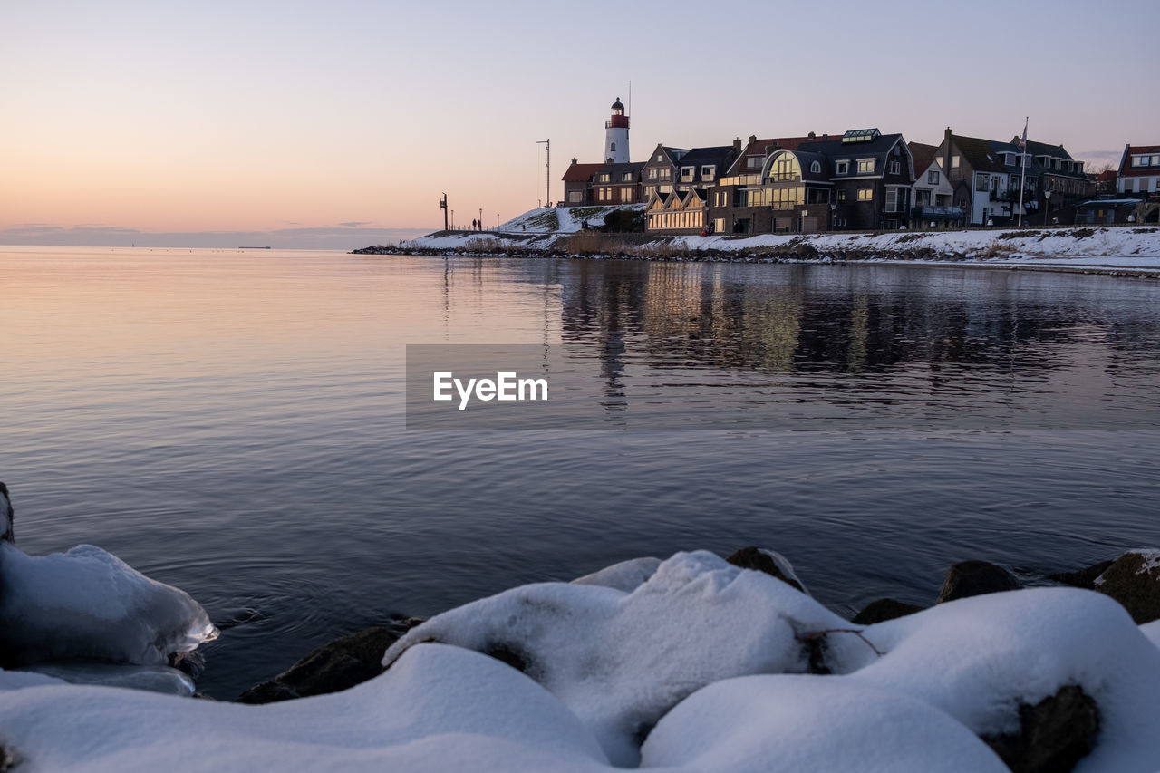 SCENIC VIEW OF SEA DURING WINTER AGAINST SKY