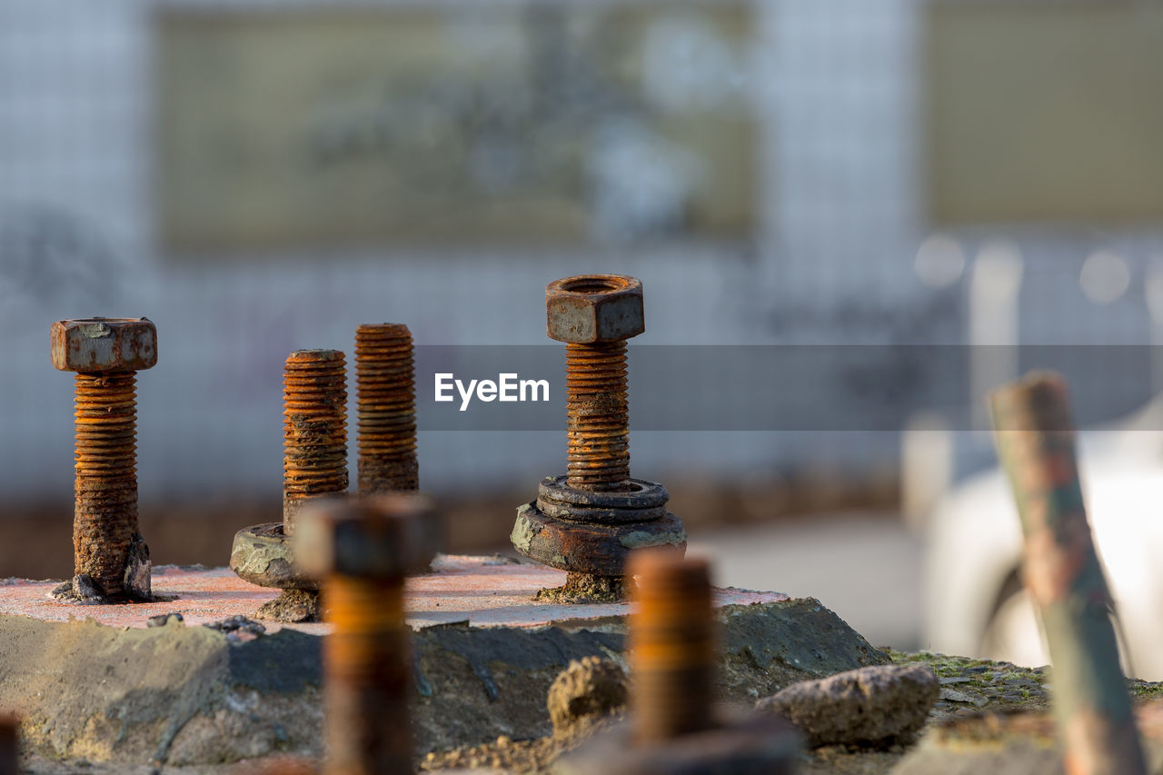 Close-up of rusty metal