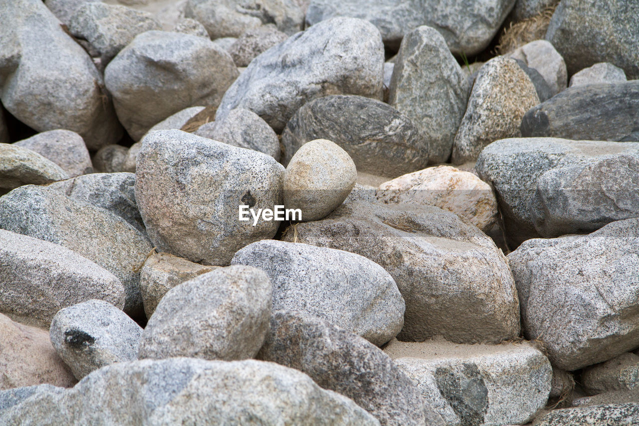 Full frame shot of stones