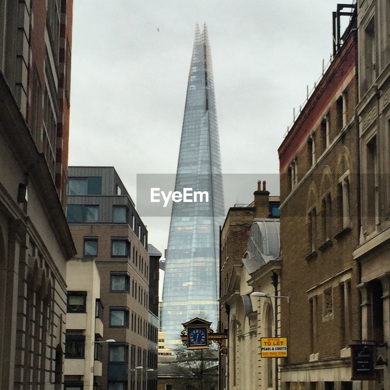 LOW ANGLE VIEW OF SKYSCRAPERS