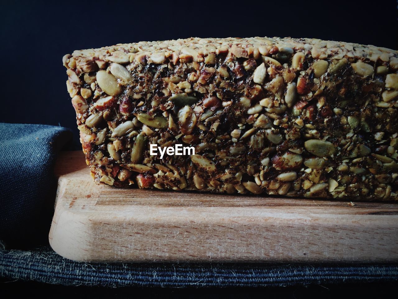 Close-up of dessert made with dry fruits