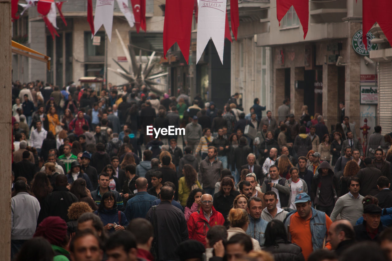 Crowd on the street