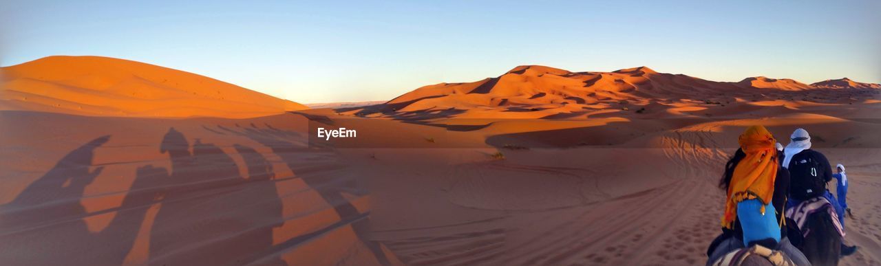 PANORAMIC VIEW OF DESERT AGAINST SKY