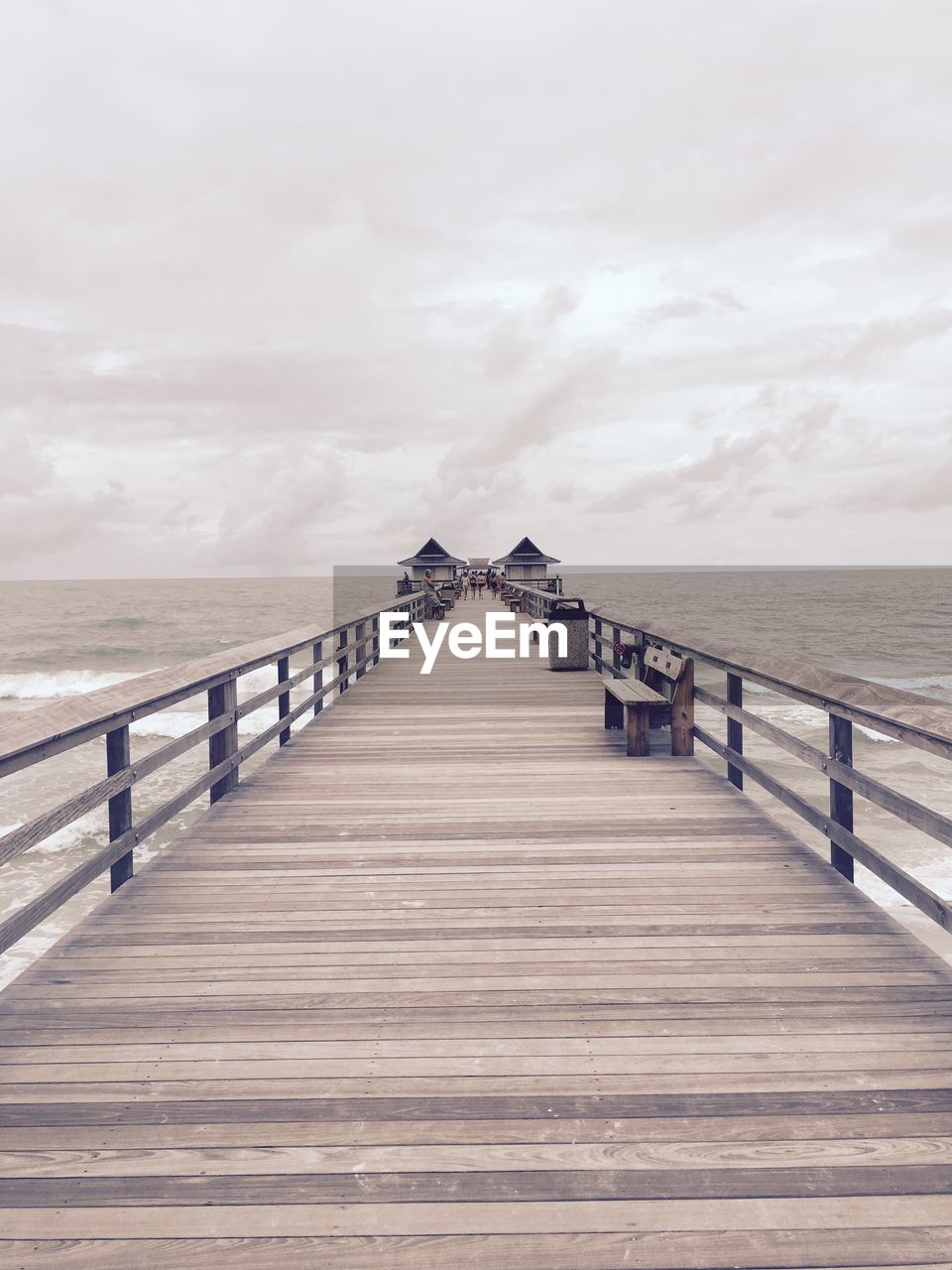 Footbridge into florida sea... 