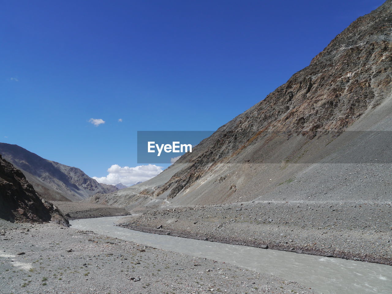 Spiti valley against sky