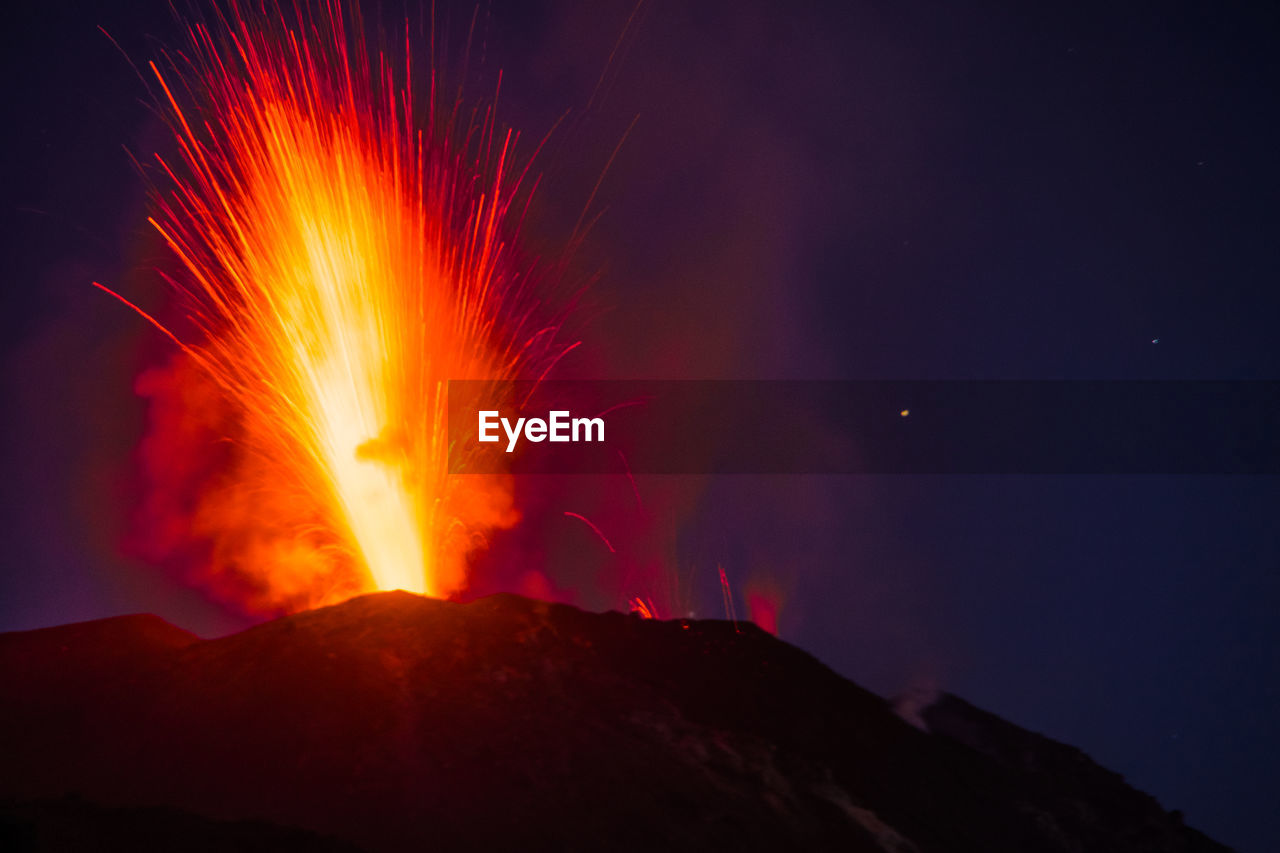 Stromboli eruption