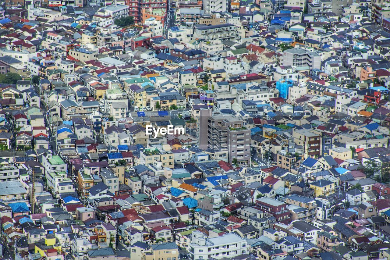 Aerial view of city