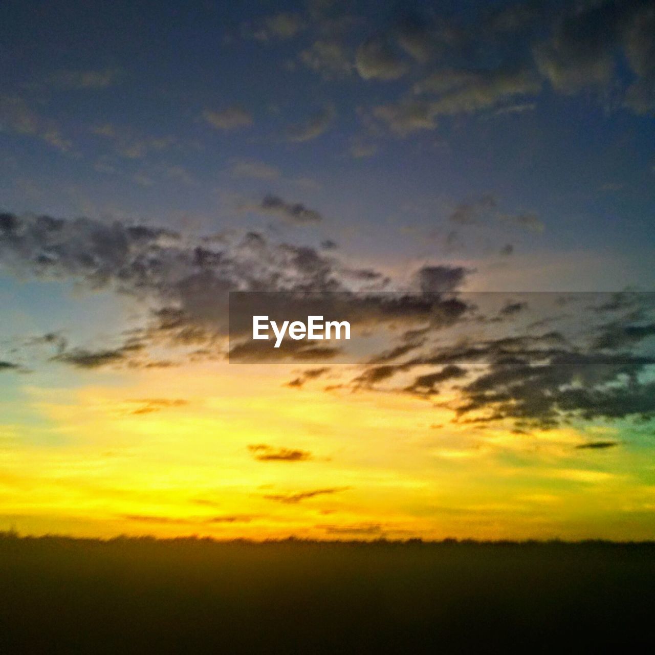 SILHOUETTE LANDSCAPE AGAINST SKY AT SUNSET