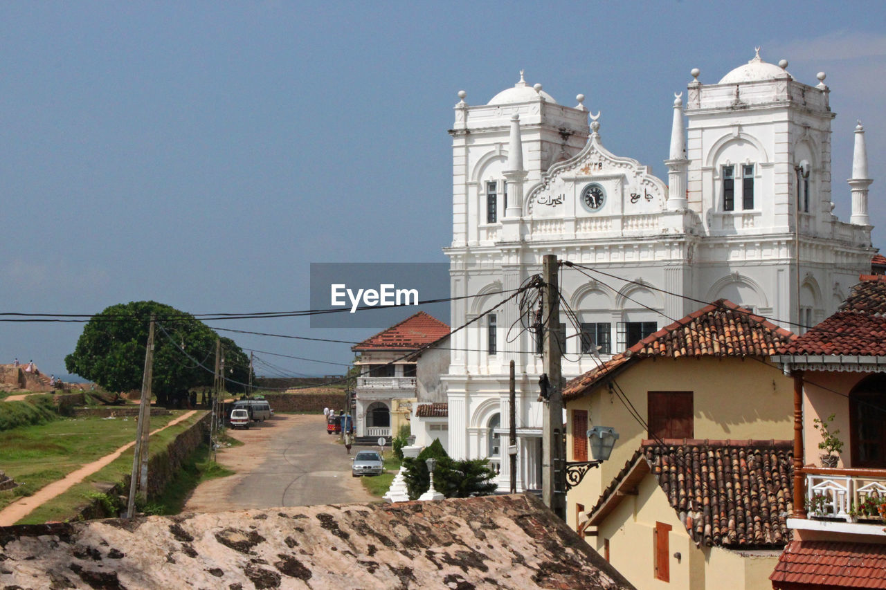 CHURCH AGAINST SKY