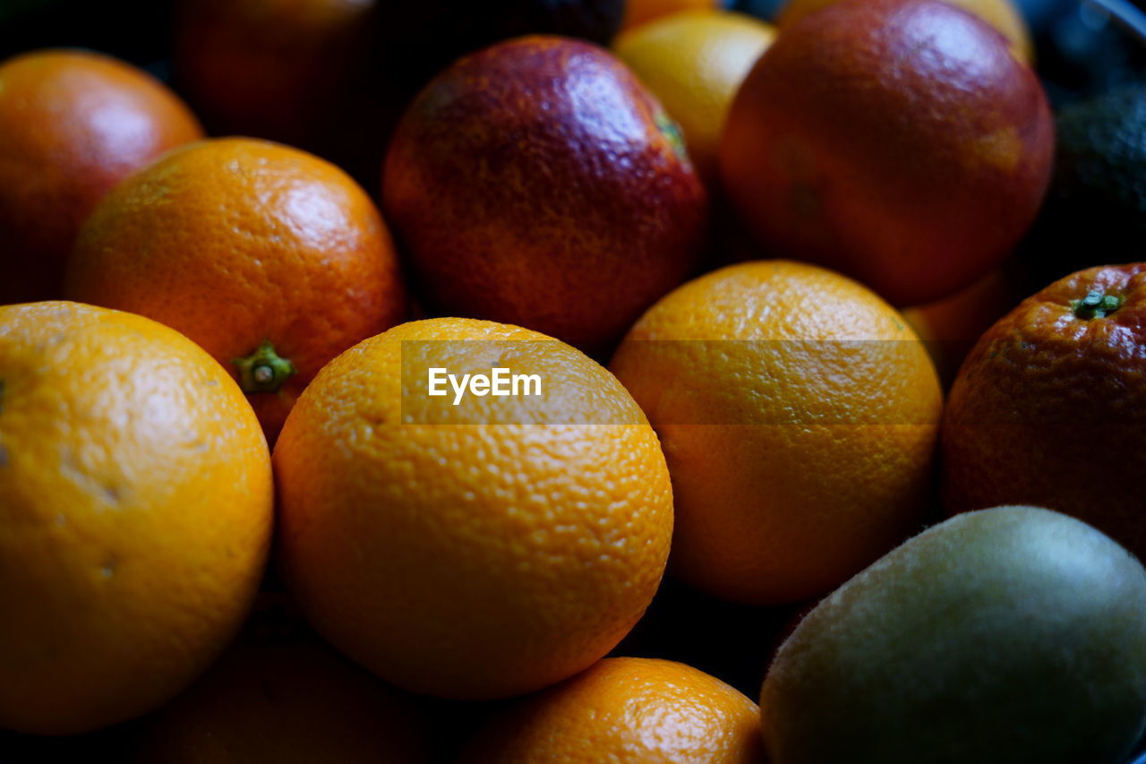 Full frame shot of oranges