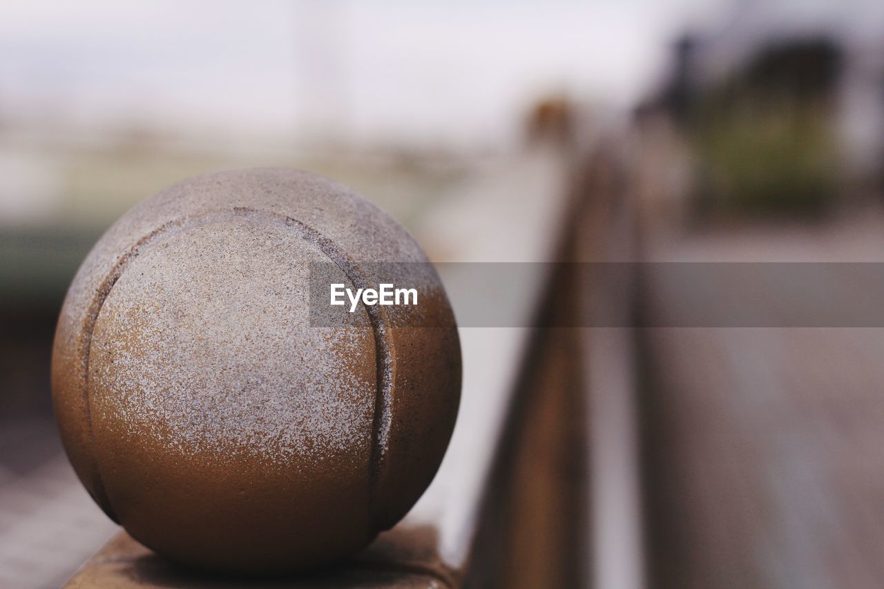 Close-up of ball on table