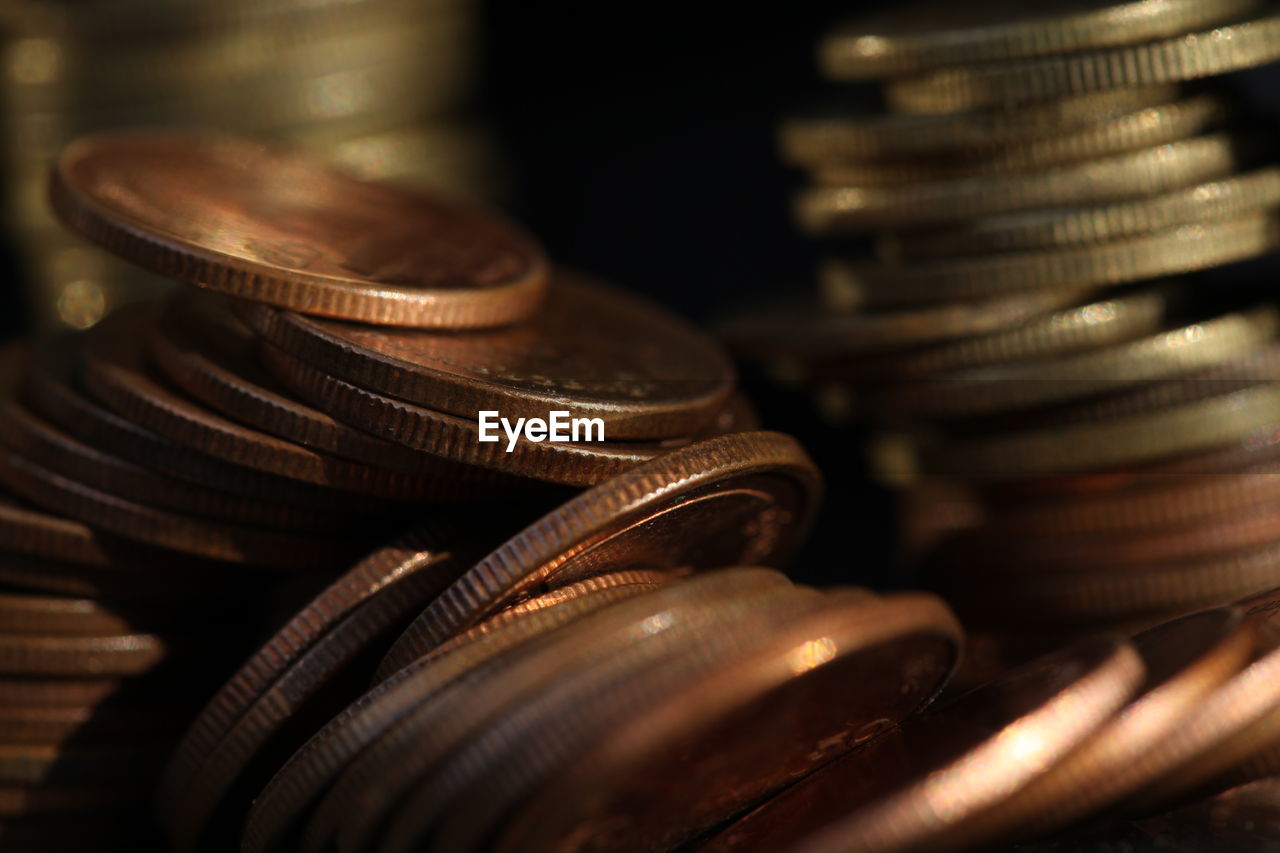 close-up, finance, money, business, no people, selective focus, currency, large group of objects, indoors, coin, wealth, macro photography, business finance and industry, cash, abundance, finance and economy, black, savings