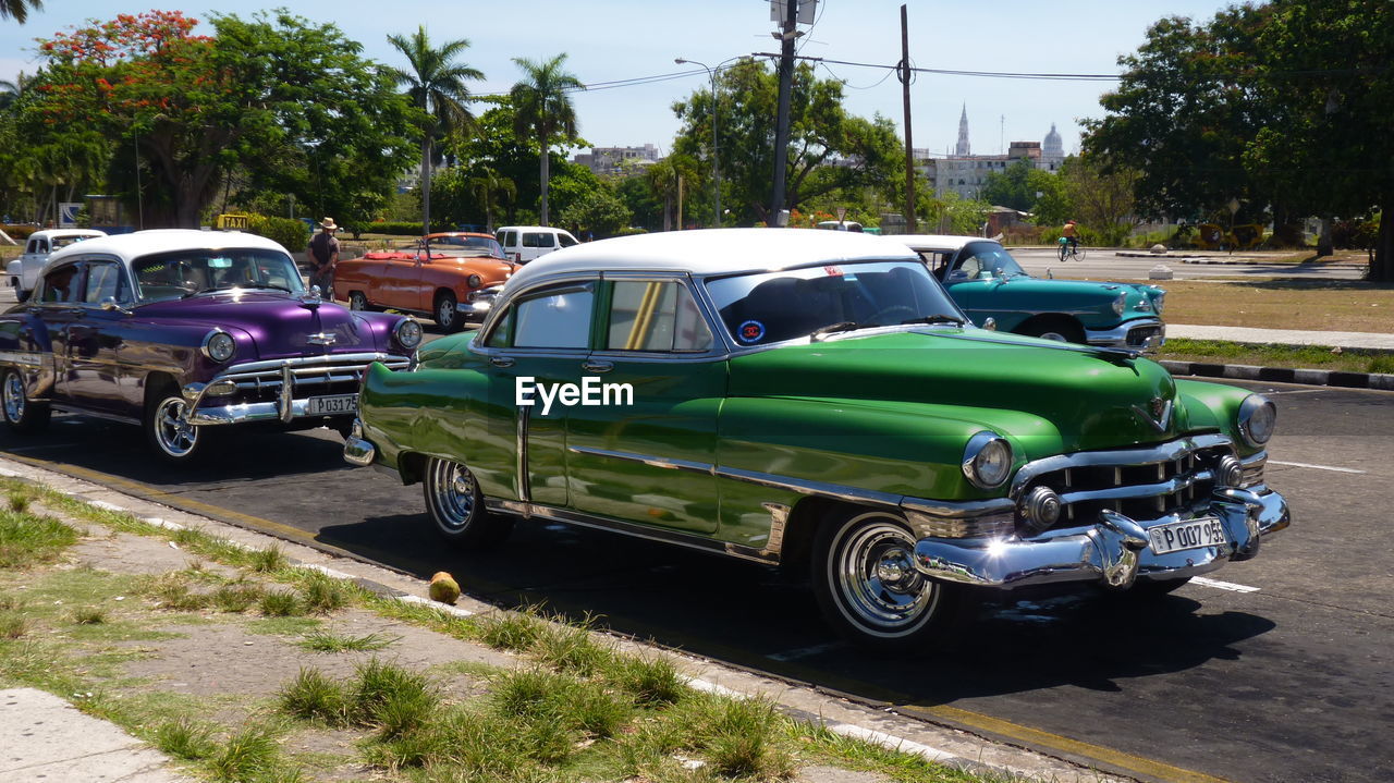 CAR PARKED ON ROADSIDE