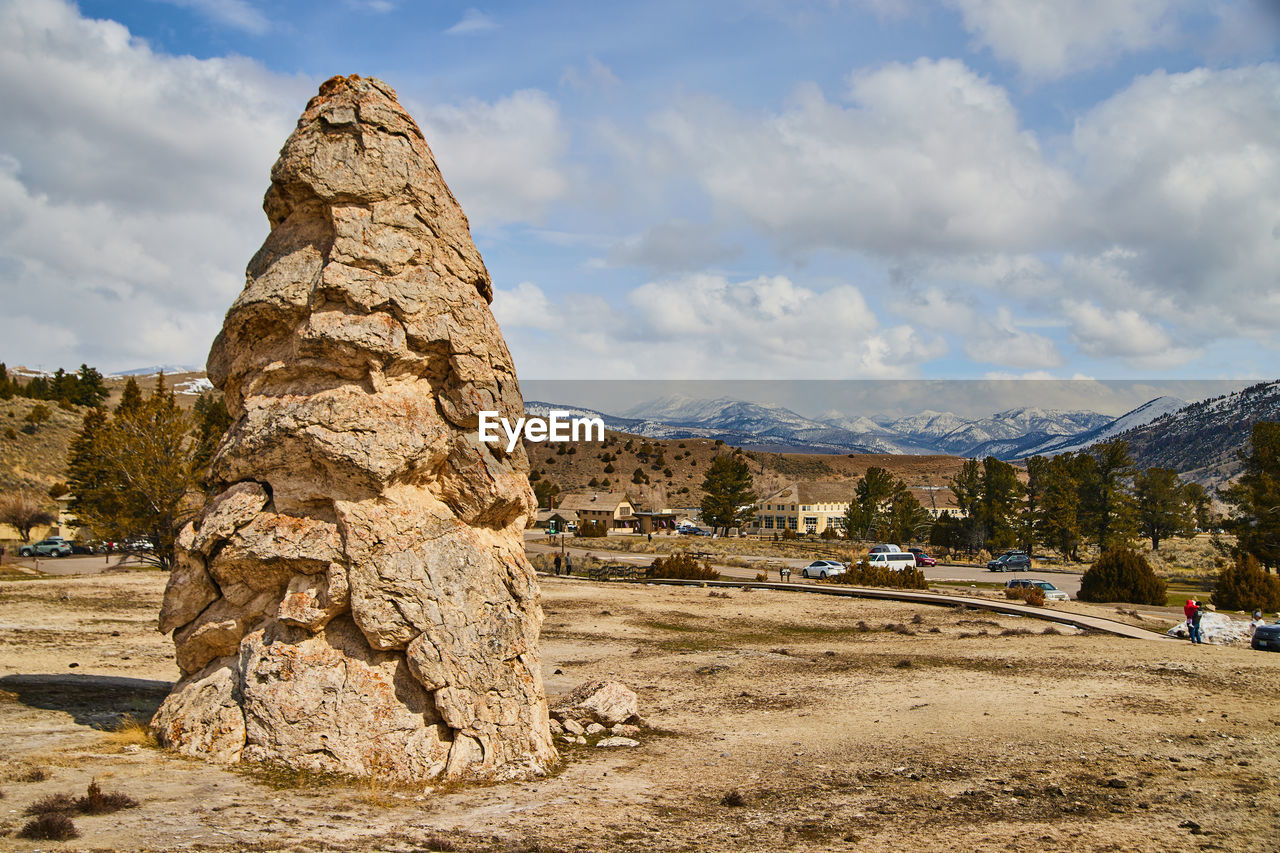 scenic view of rock formations