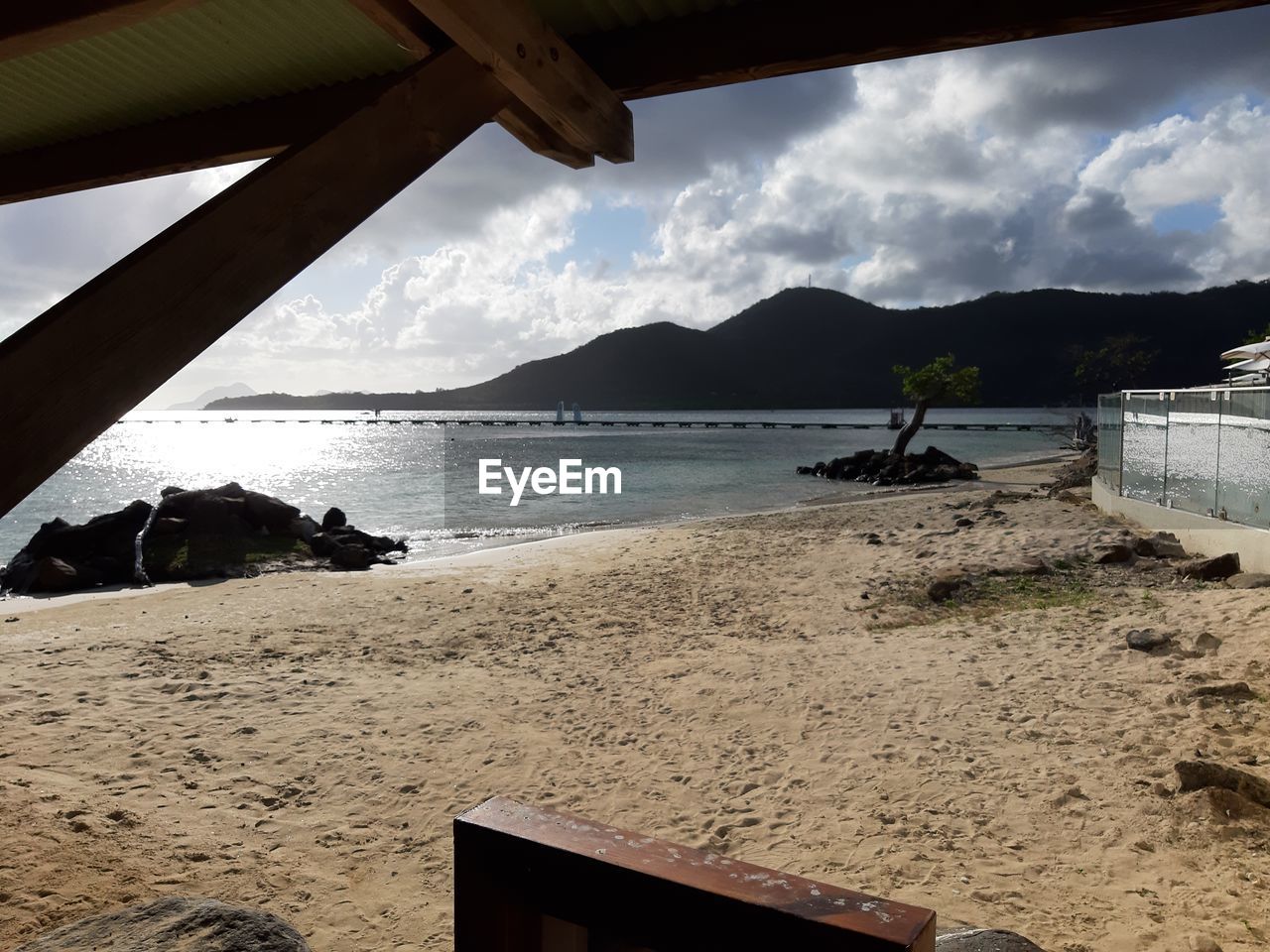 SCENIC VIEW OF BEACH AND SEA AGAINST SKY