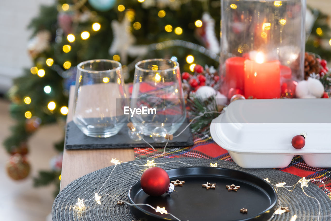 high angle view of drink in glasses on table