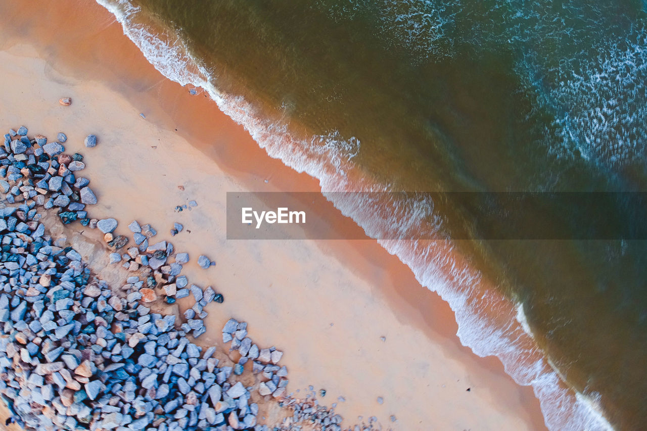 Aerial view of beach