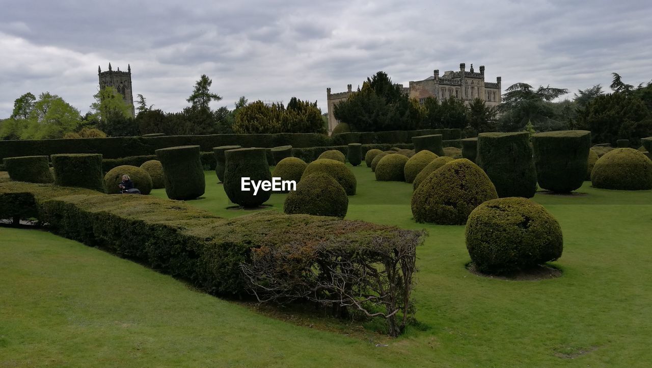 VIEW OF BUILT STRUCTURE AGAINST TREES