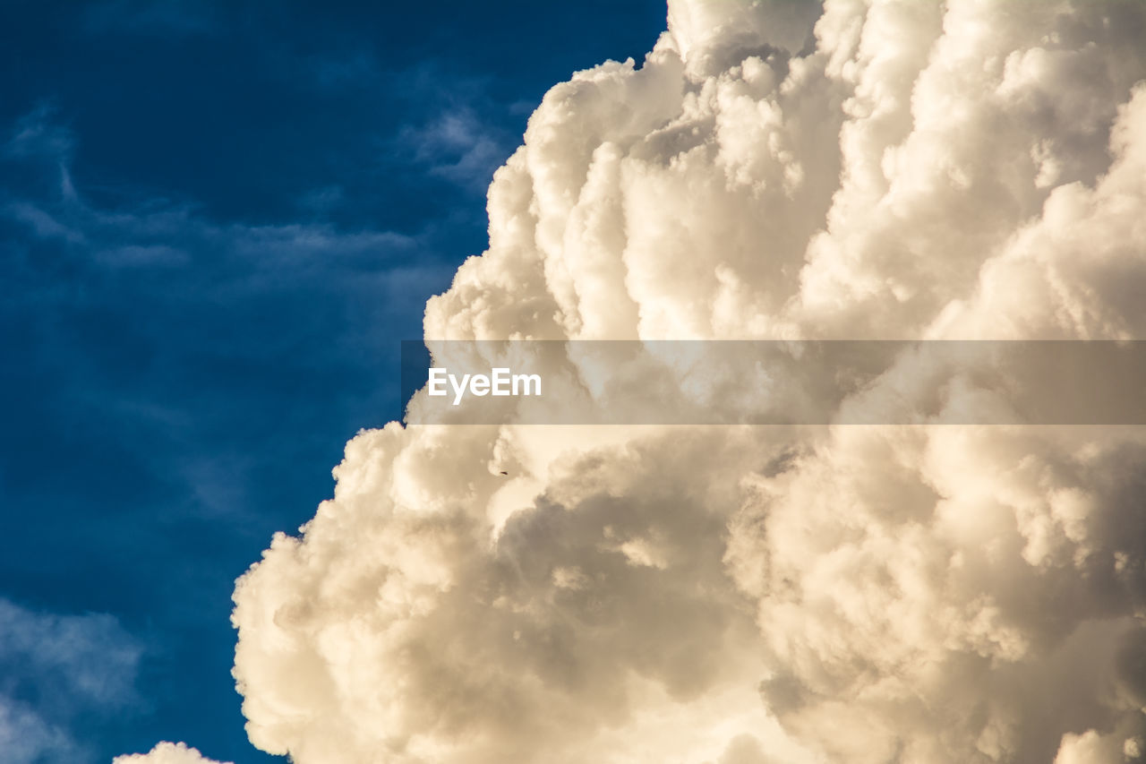 Low angle view of clouds in sky