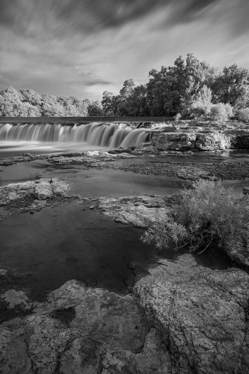 water, black and white, environment, monochrome, sky, nature, landscape, monochrome photography, scenics - nature, cloud, rock, beauty in nature, land, tree, coast, plant, no people, sea, reflection, tranquility, travel destinations, shore, outdoors, travel, cold temperature, snow, non-urban scene, tranquil scene, tourism, day, forest, mountain, darkness