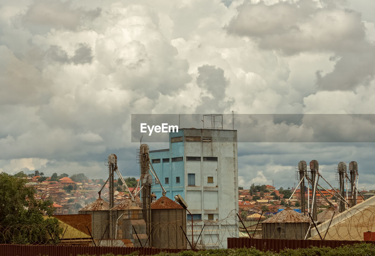 Houses against sky