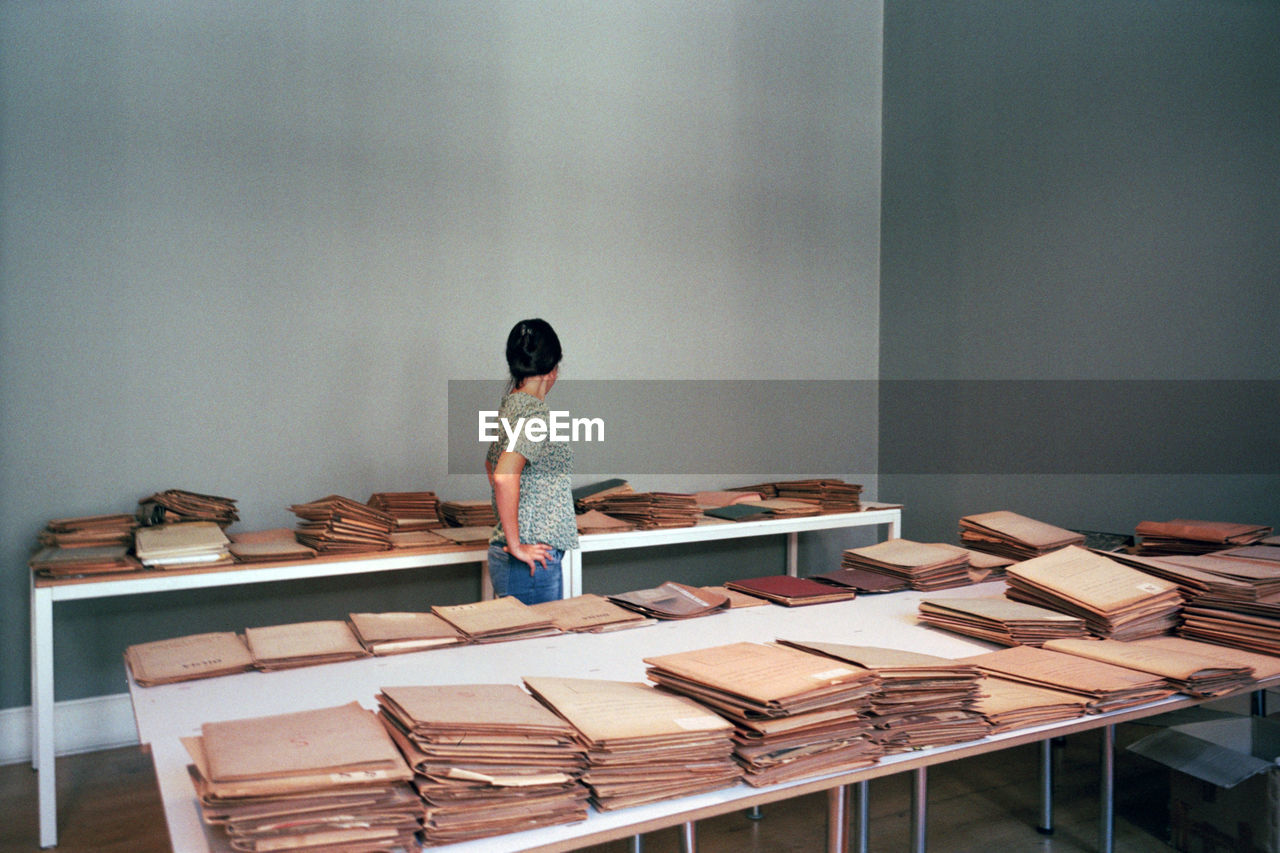 Woman standing in office