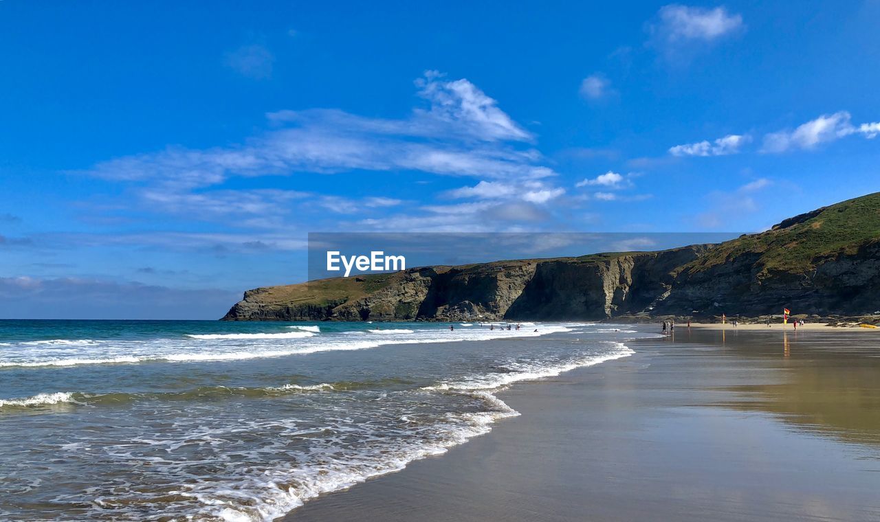 Cornish coast line