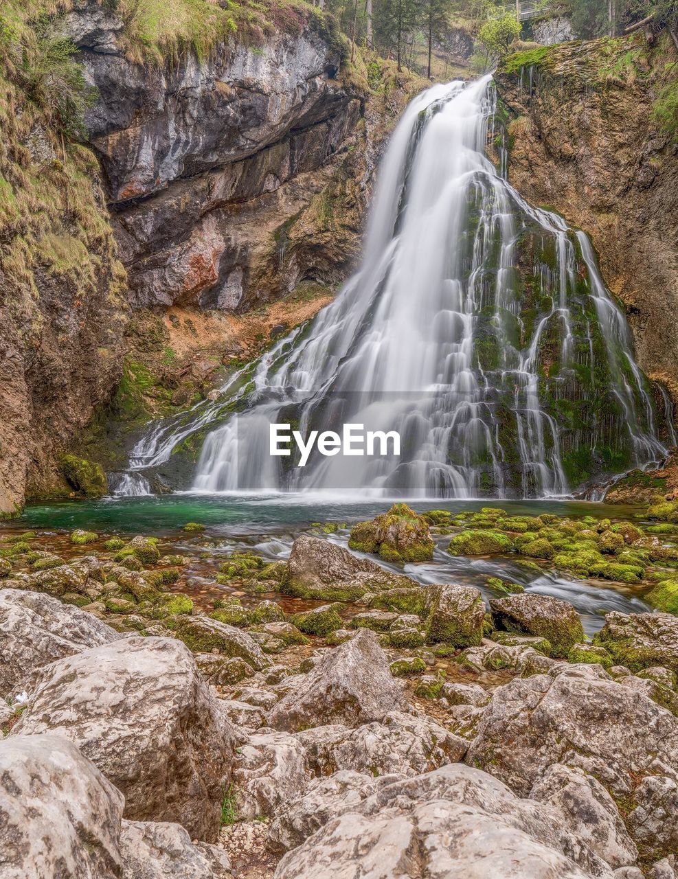 View of waterfall