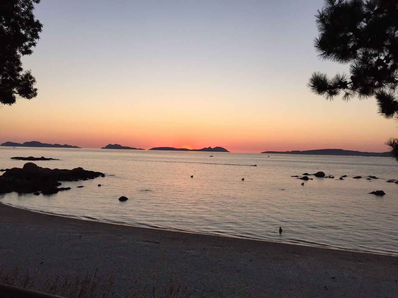 SCENIC VIEW OF BEACH AGAINST CLEAR SKY