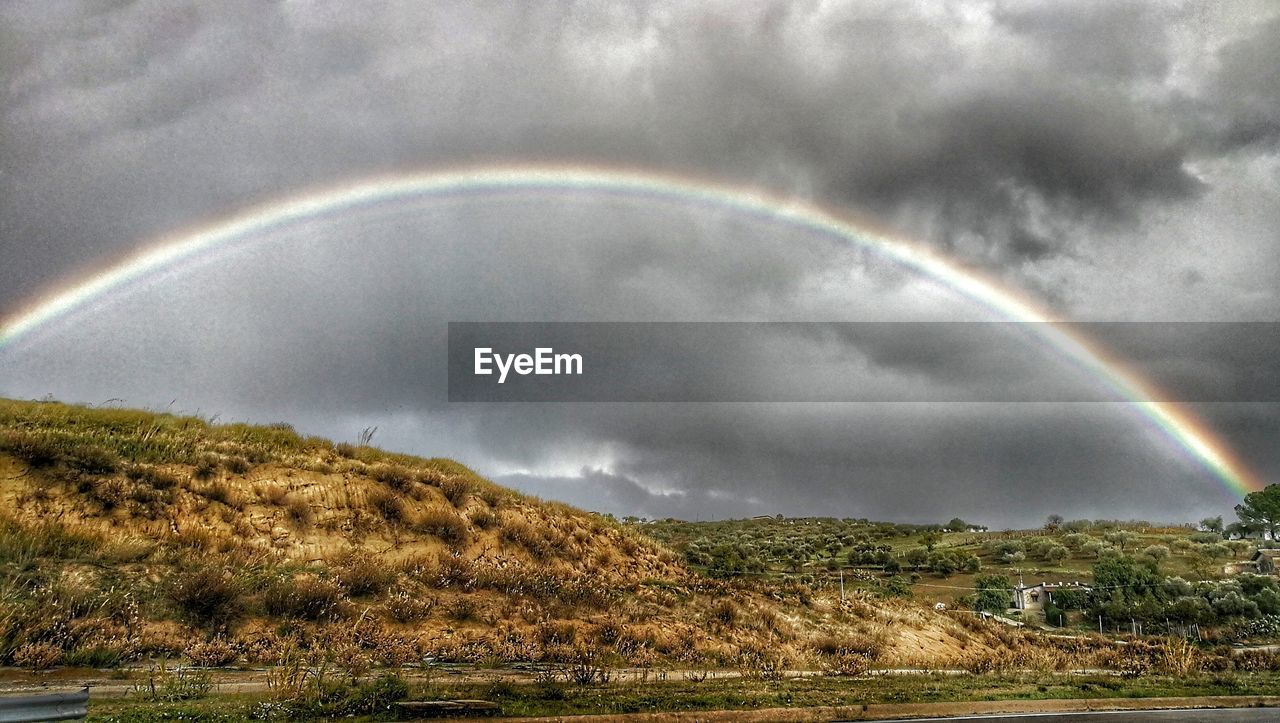 SCENIC VIEW OF RAINBOW AGAINST SKY